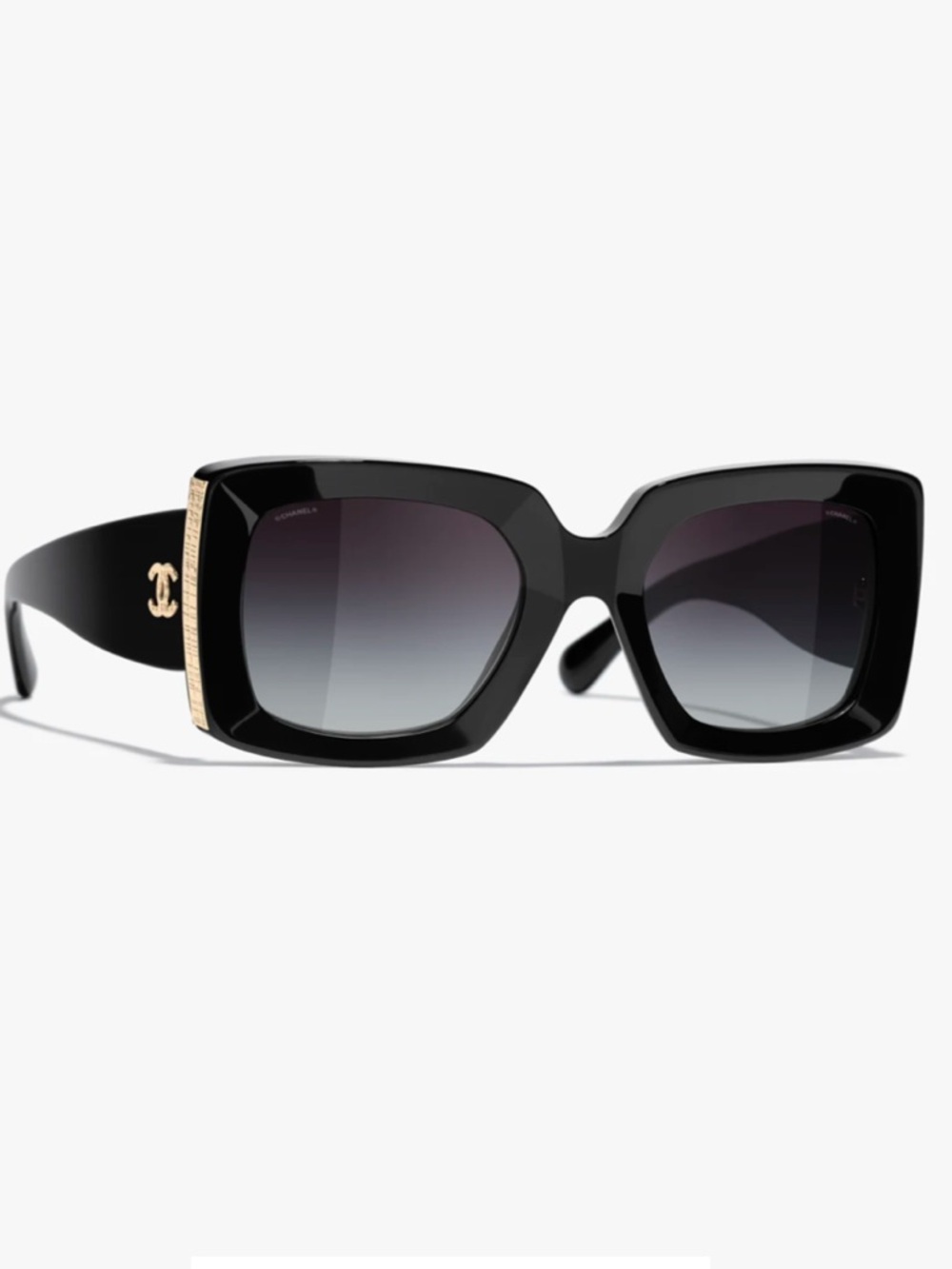 Authentic Chanel rectangle sunglasses